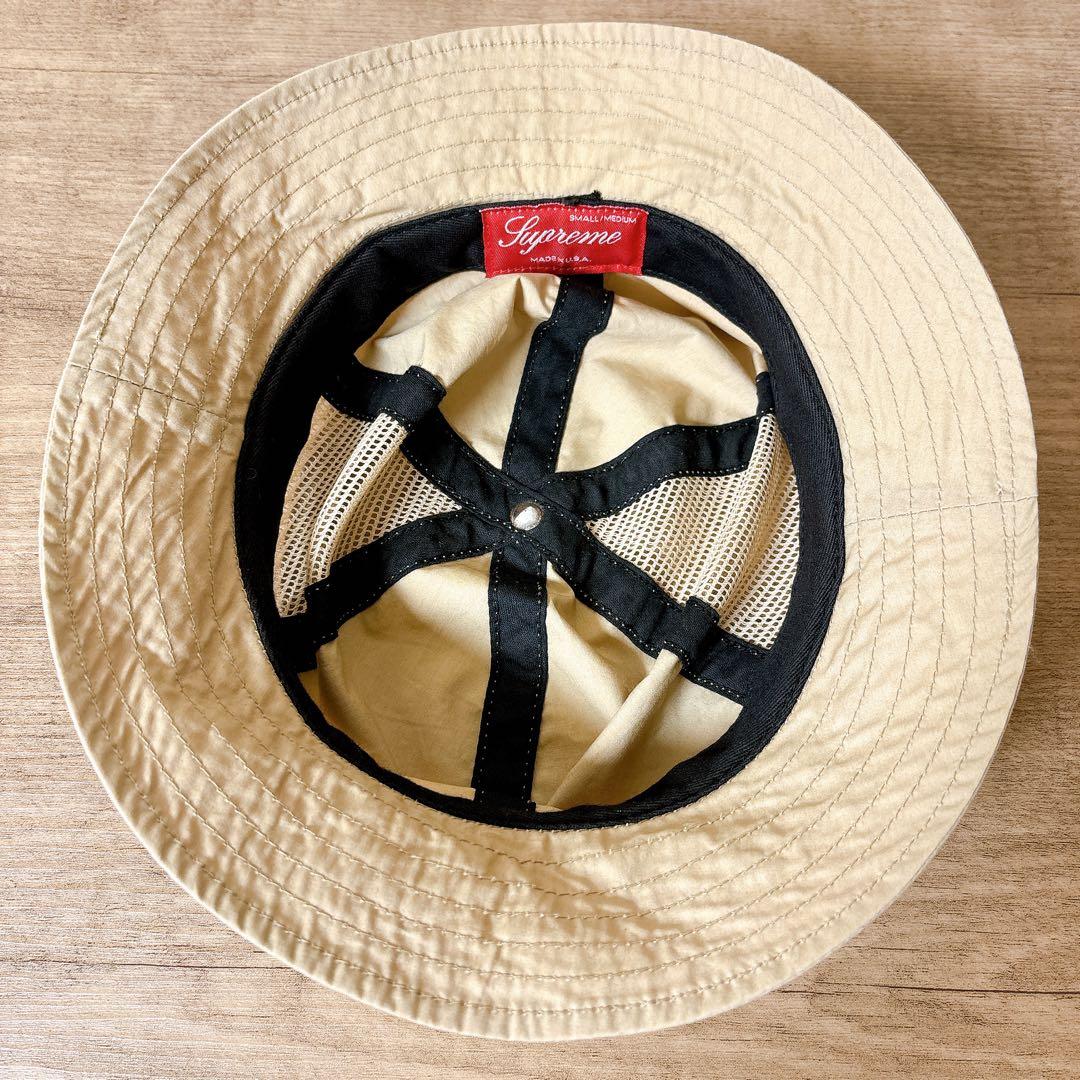 正規品　Supreme バケットハット　ハット　帽子アメリカ製　ベージュ