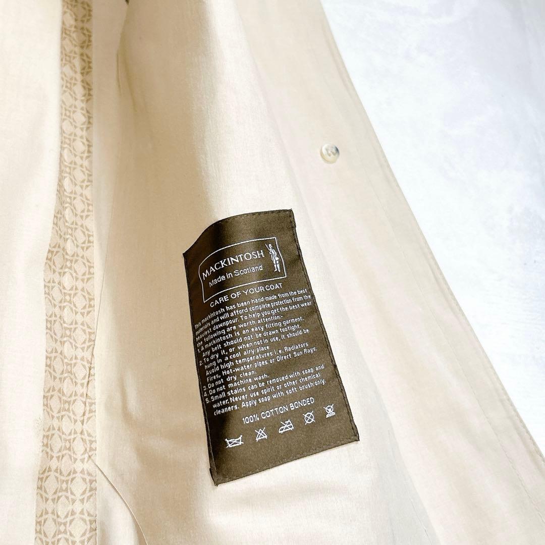 ほぼ未使用✨　マッキントッシュ　ロンドン　チェスター　ゴム引き　コート　ベージュ