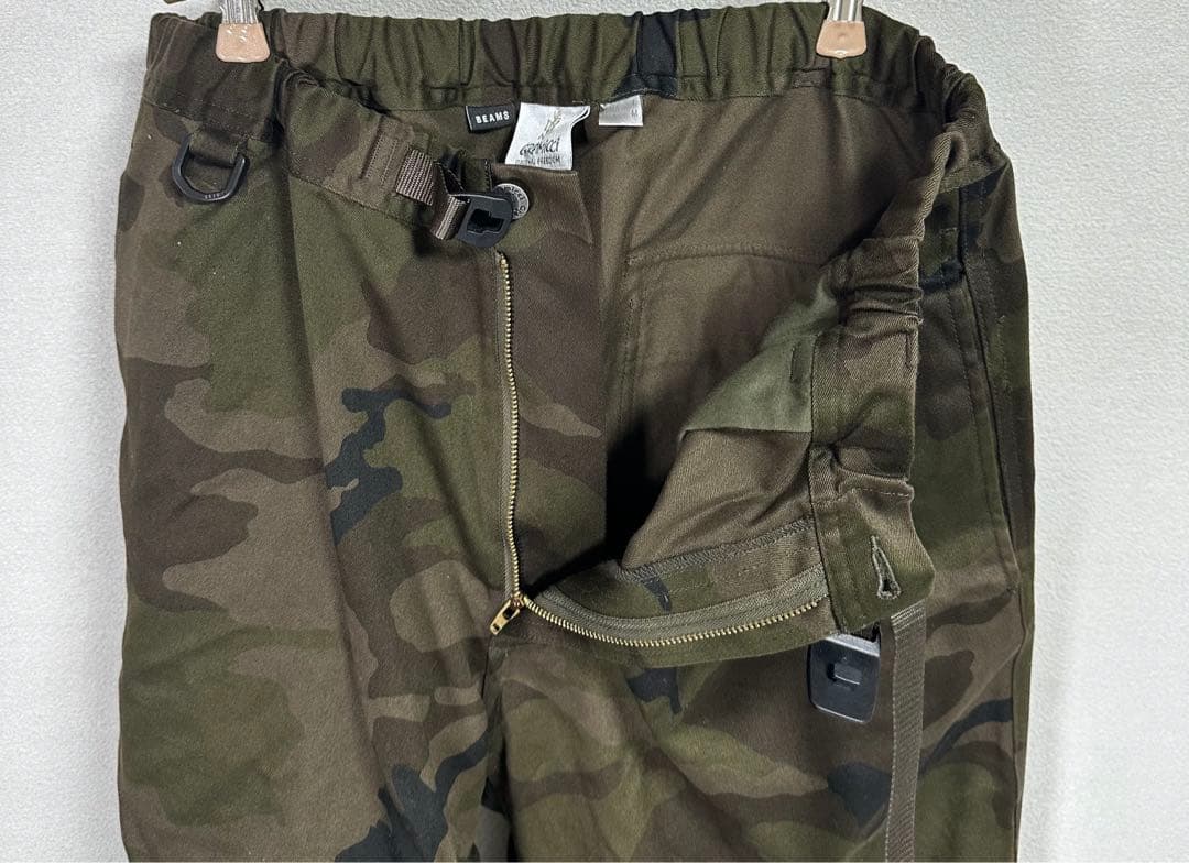 別注 BEAMS × Gramicci カモ オーバーパンツ