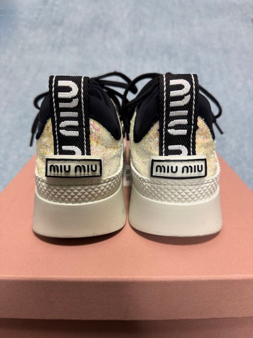 Miu Miu グリッター スニーカー