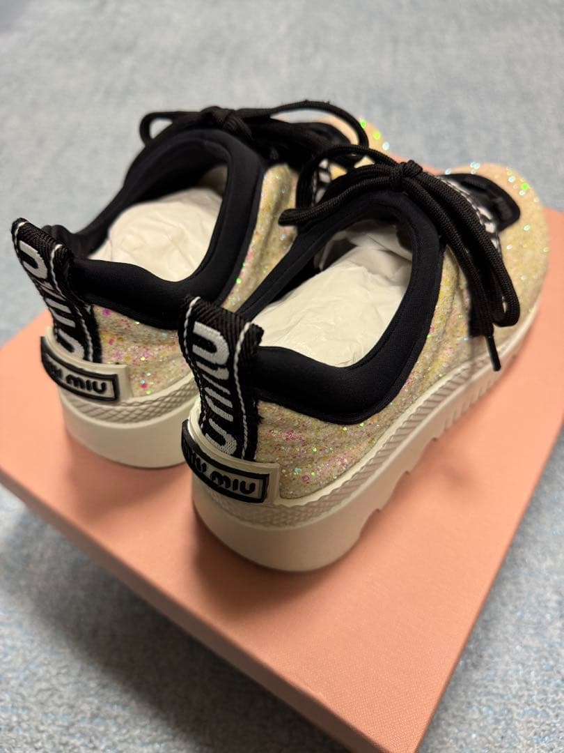 Miu Miu グリッター スニーカー