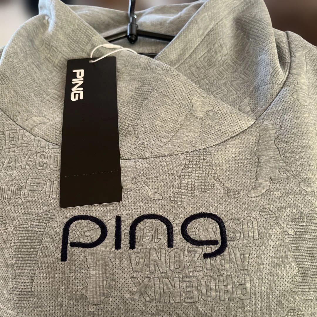 PING グレー セーター ハイネック