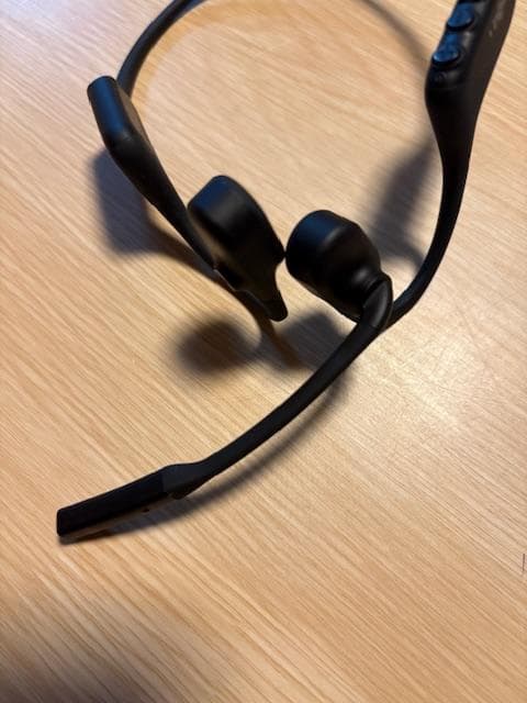 ま*る様 SHOKZ OPENComm2 black 2025骨伝導イヤホン