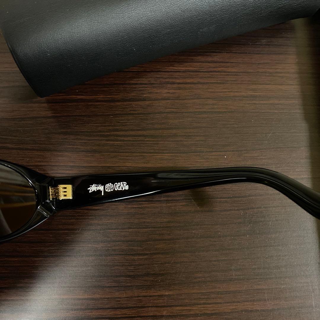 小物 stussy TRACY SUNGLASSES Black/Dark Amber