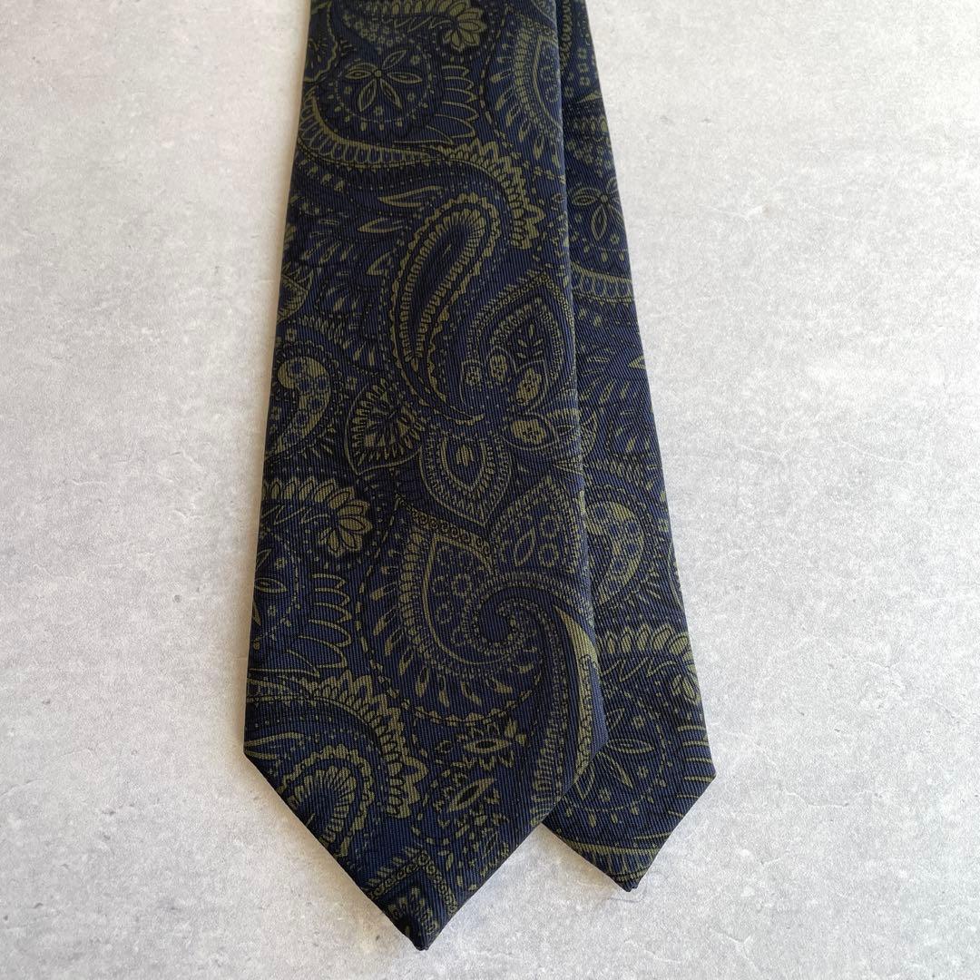 25年秋冬Holiday&Brownホリデー&ブラウン　ペイズリーネクタイ