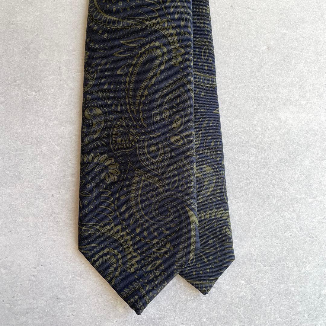 25年秋冬Holiday&Brownホリデー&ブラウン　ペイズリーネクタイ
