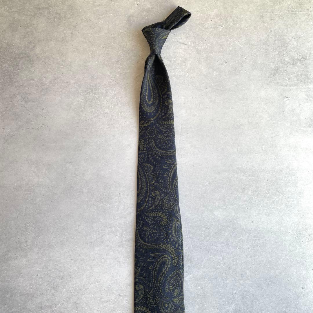 25年秋冬Holiday&Brownホリデー&ブラウン　ペイズリーネクタイ