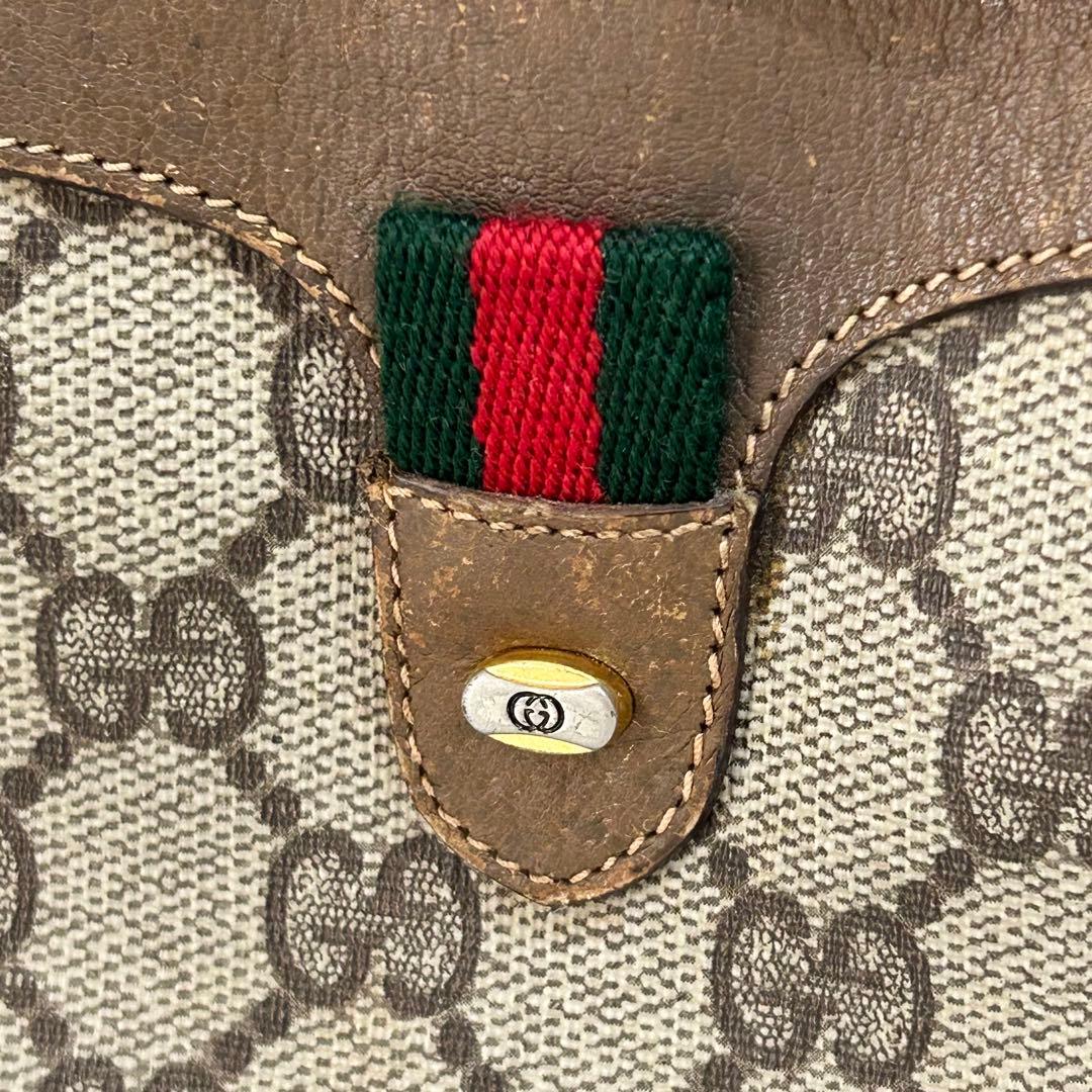 オールドグッチ アクセコ GGスプリーム シェリーライン ショルダーバッグ