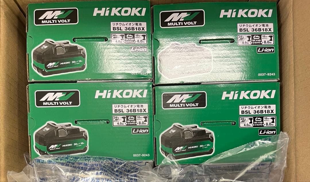 HiKOKI 純正 BSL36B18X マルチボルト 新品 4個
