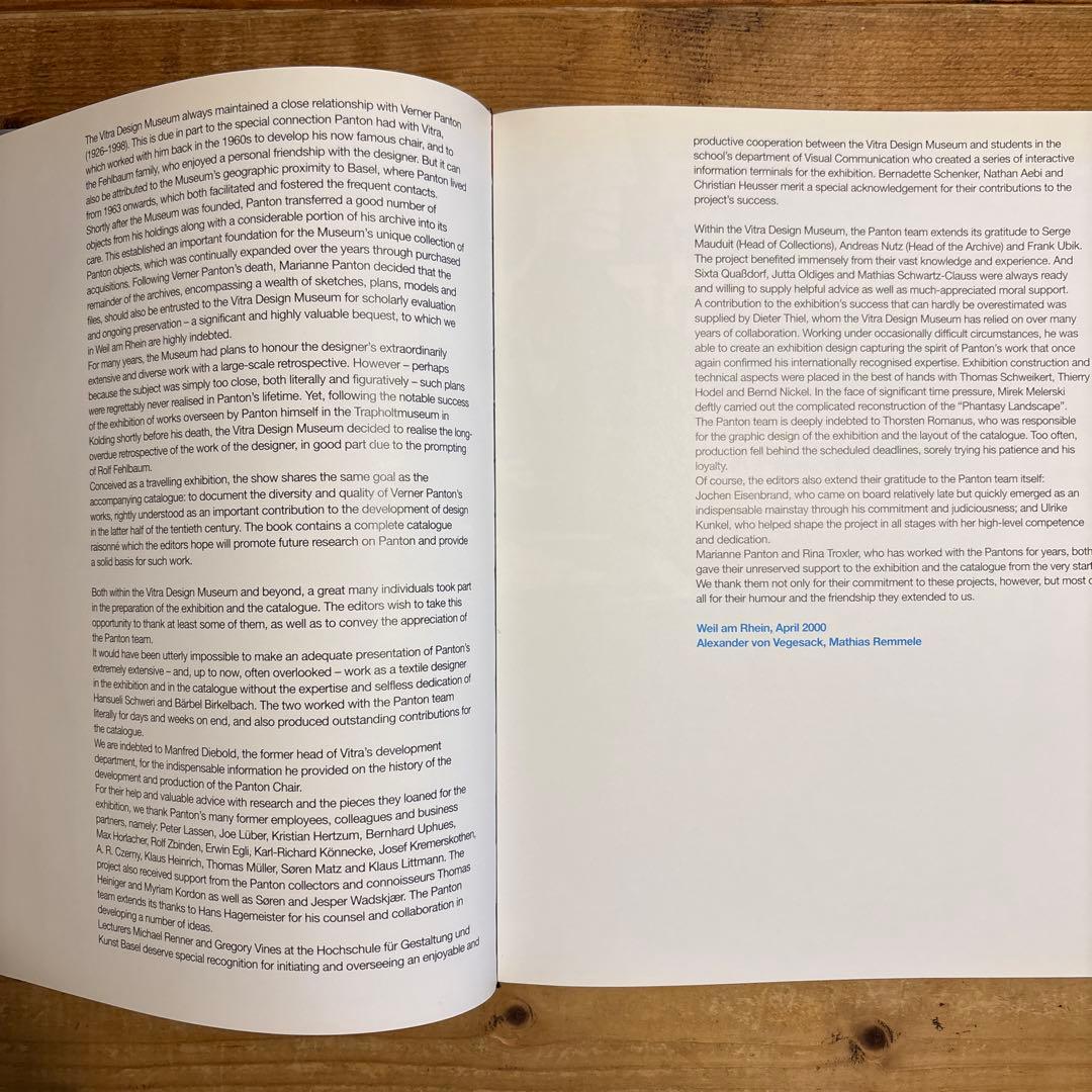 希少 洋書 ヴェルナー・パントン作品集 Vitra【CD欠品・傷あり】