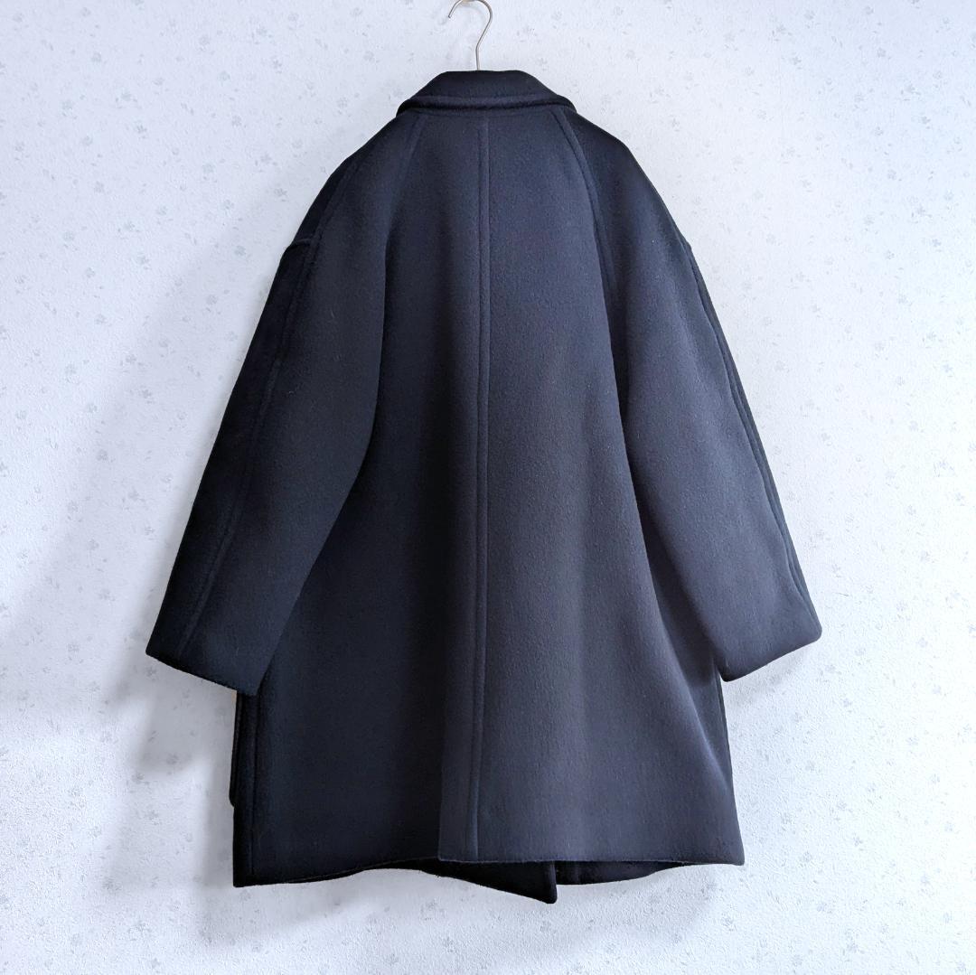 SLOBE IENA メルトンビッグPコート ウール スタンドカラー 36