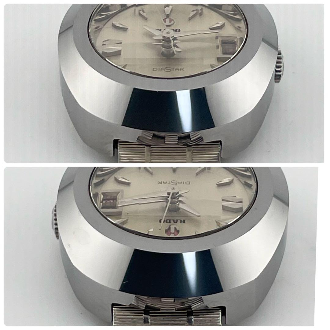 【稼働】ラドー　ダイアスター　バルボア　自動巻き　腕時計　タングステン　純正