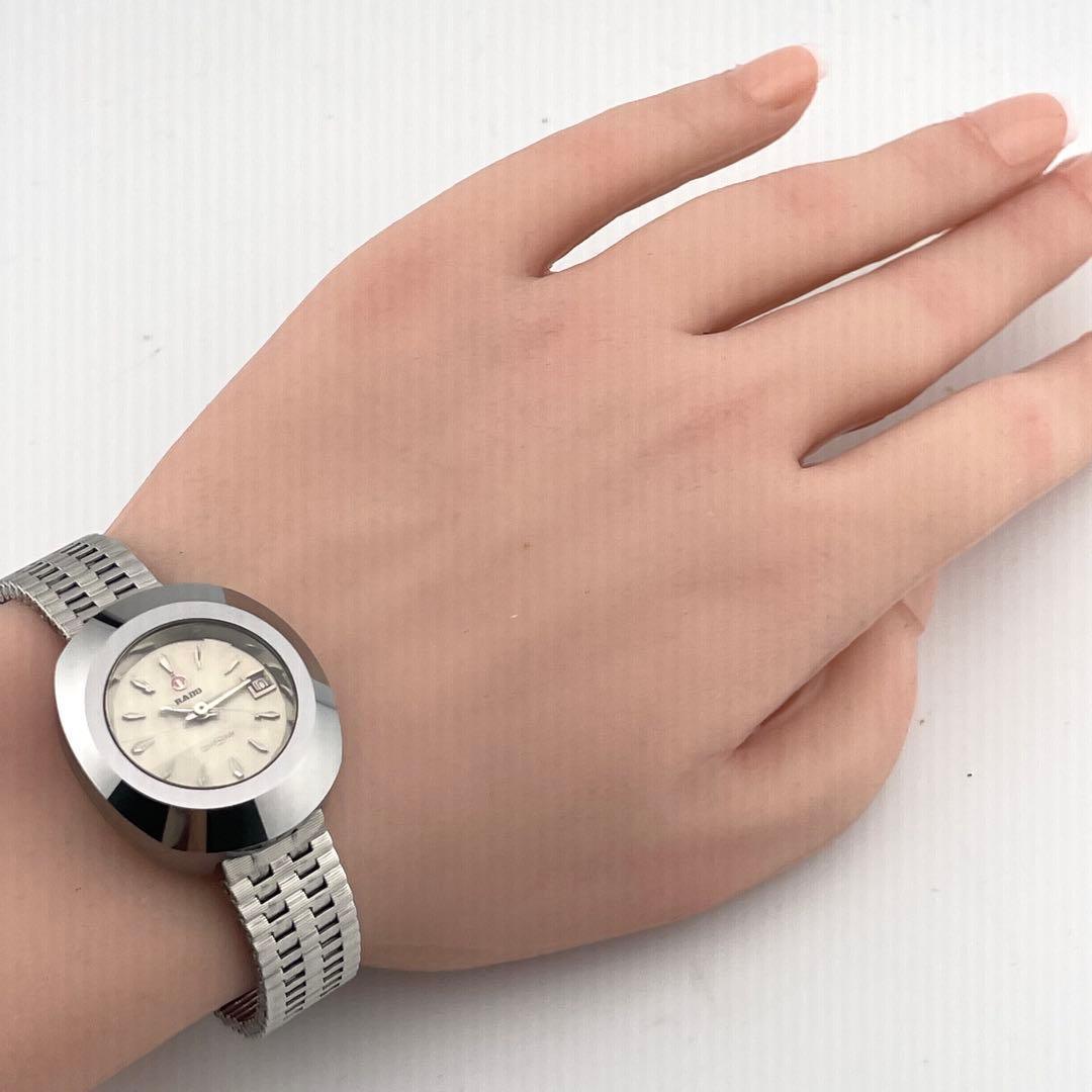 【稼働】ラドー　ダイアスター　バルボア　自動巻き　腕時計　タングステン　純正