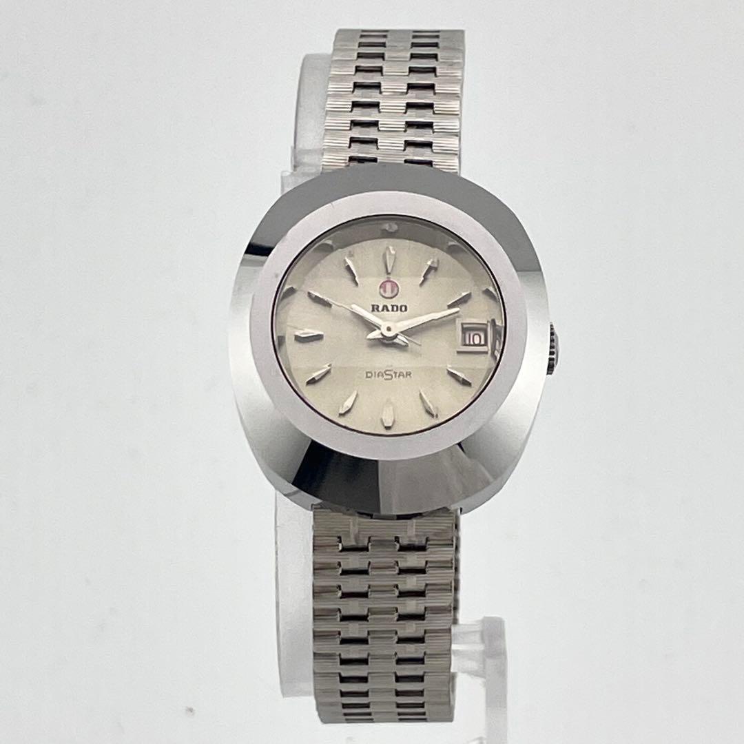 【稼働】ラドー　ダイアスター　バルボア　自動巻き　腕時計　タングステン　純正