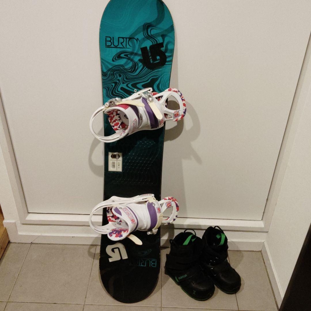 Burton スノーボード、ビンディング、ブーツセット　キッズ　115cm