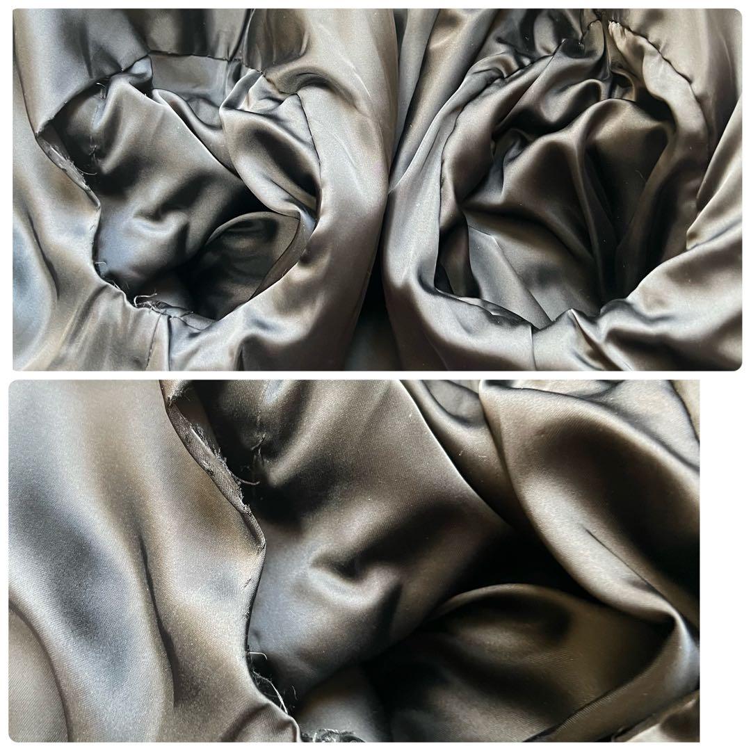 着丈80cm サガミンク ブラックミンク ミンクファー 毛並み◎ なめし柔らか