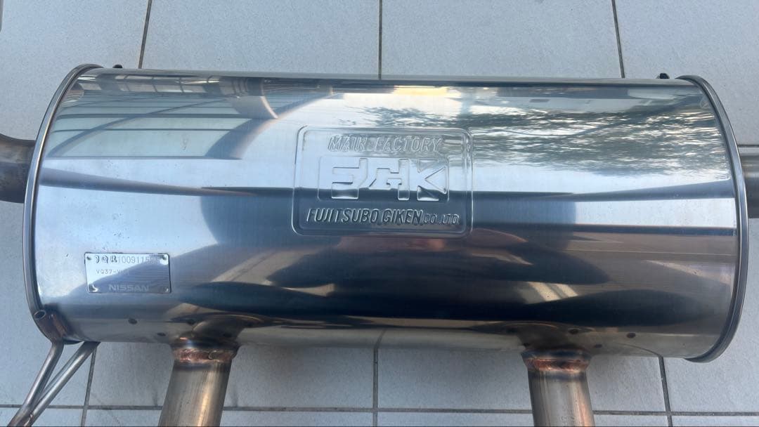 haniko0913　日産純正フェアレディ Z Z34 フジツボマフラー