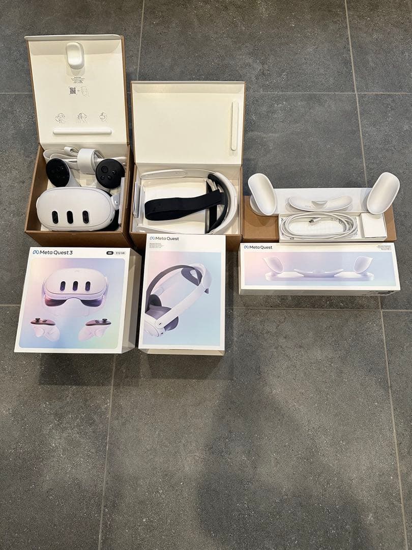  Quest 3 VRヘッドセット ホワイト