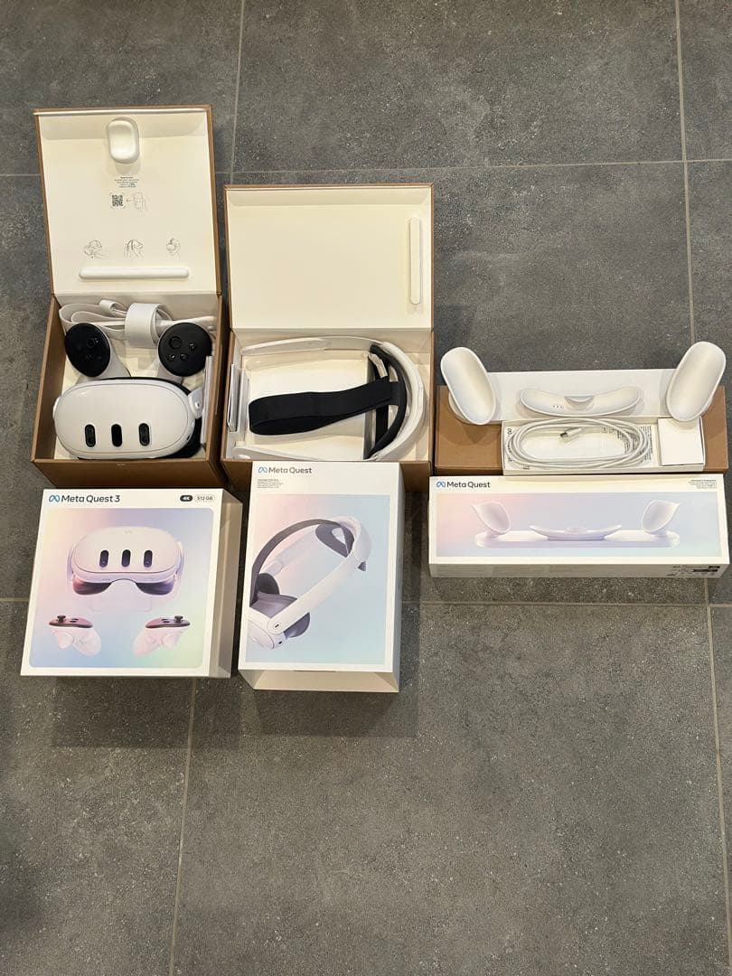  Quest 3 VRヘッドセット ホワイト