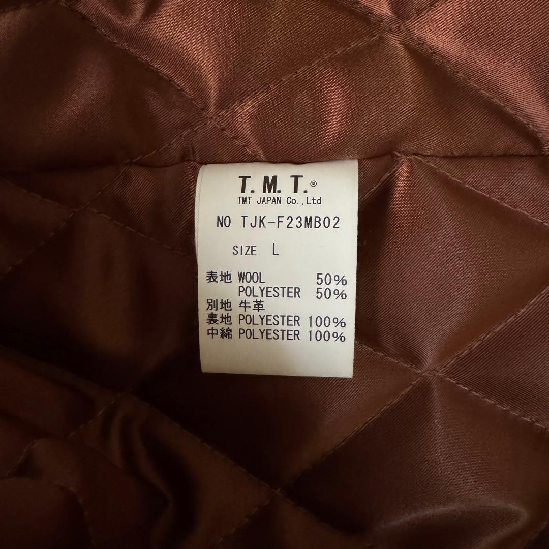 TMT×Marblesコラボ　Varsity Jacket BROWN L