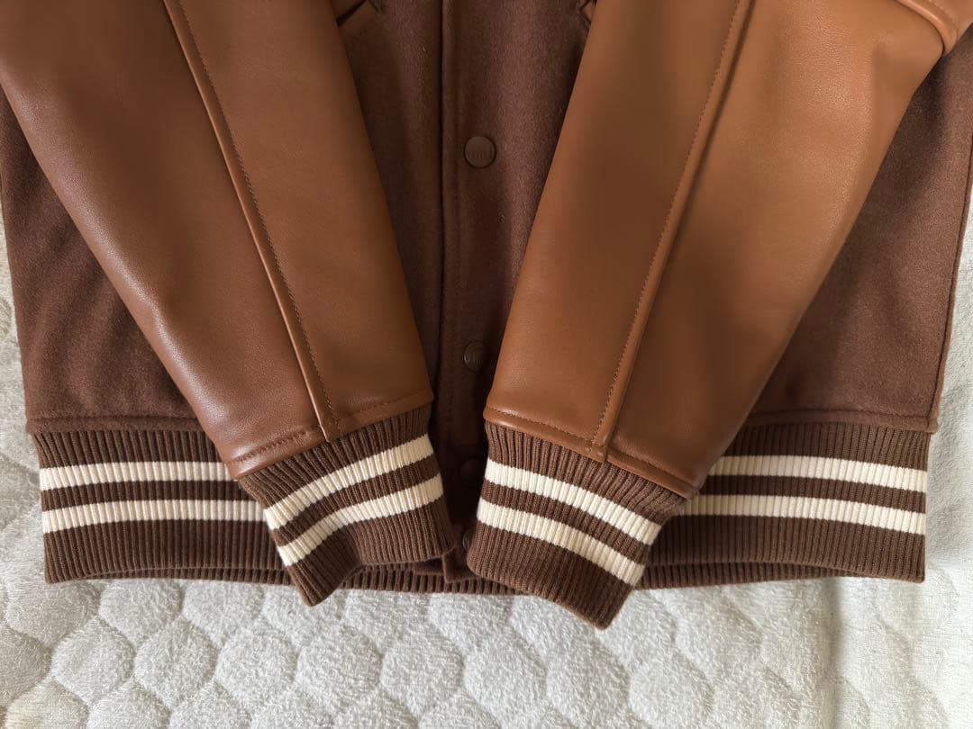 TMT×Marblesコラボ　Varsity Jacket BROWN L