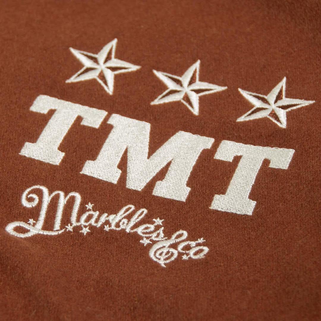 TMT×Marblesコラボ　Varsity Jacket BROWN L