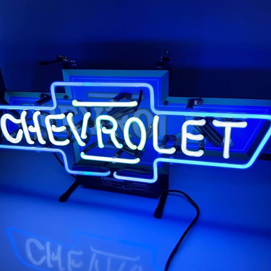 緊急入荷★シボレーネオン看板★アメリカン雑貨 USA ガレージ 電飾看板