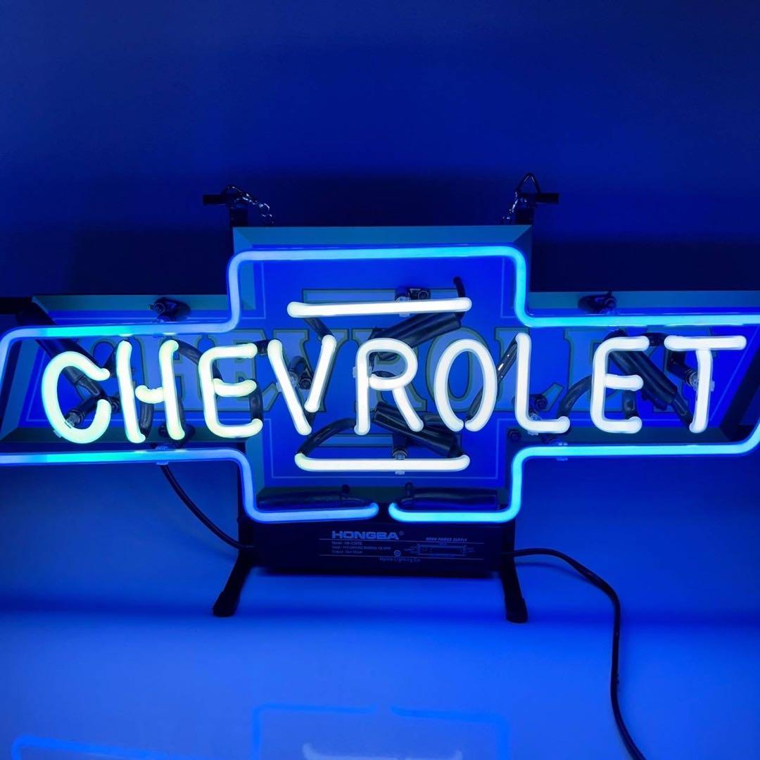 緊急入荷★シボレーネオン看板★アメリカン雑貨 USA ガレージ 電飾看板