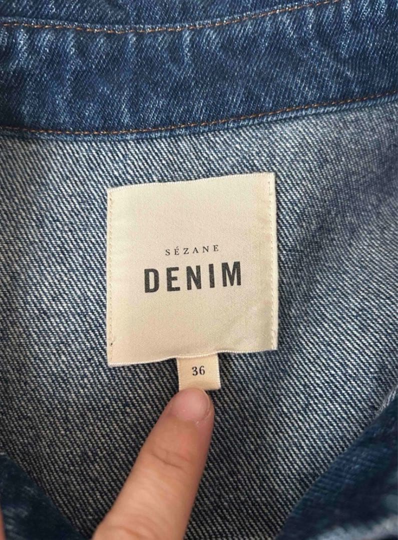 SEZANE★デニムジャケット★36（日本サイズM）
