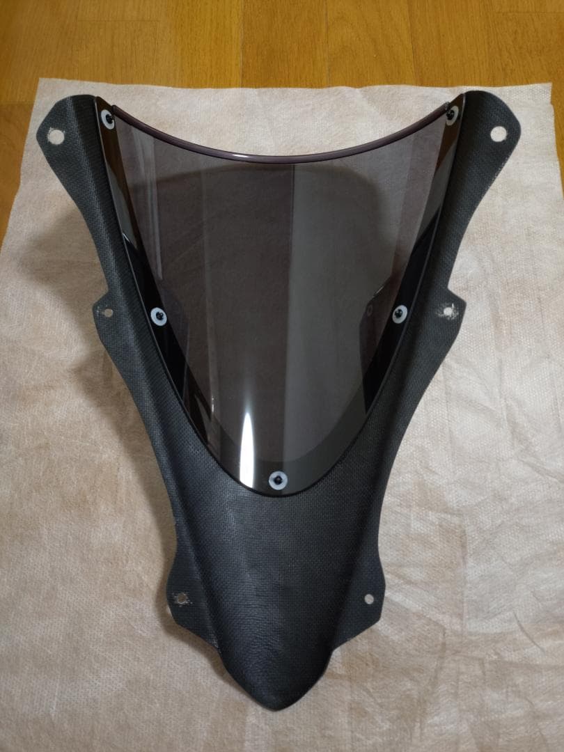 【美品】ZX-25R マジカルレーシング 綾織り艶ありカーボンスモークスクリーン