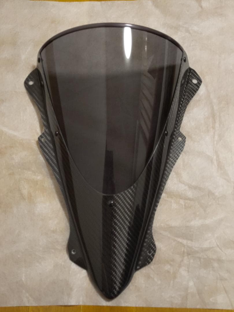 【美品】ZX-25R マジカルレーシング 綾織り艶ありカーボンスモークスクリーン