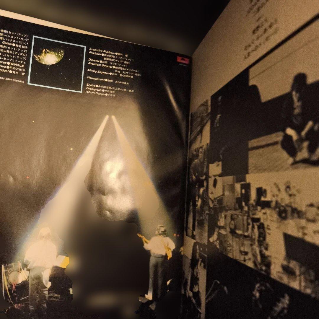 海援隊 武道館ライブ レコード　サイン入り　武田鉄矢 ・中牟田俊男・千葉和臣