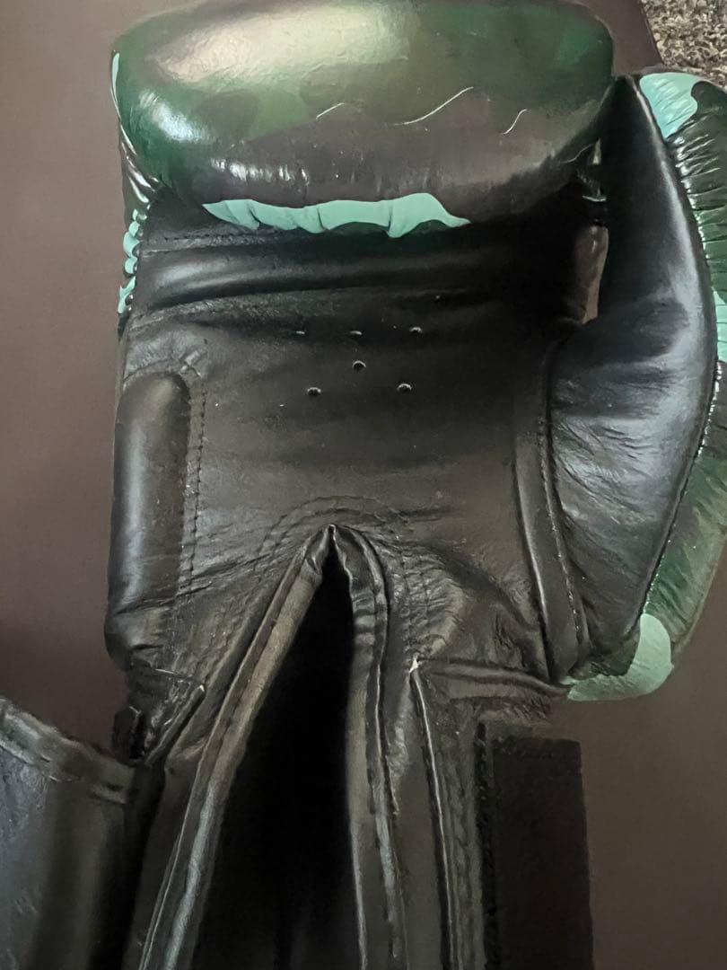 TWINS SPECIAL ボクシンググローブ 14oz 迷彩柄　本革