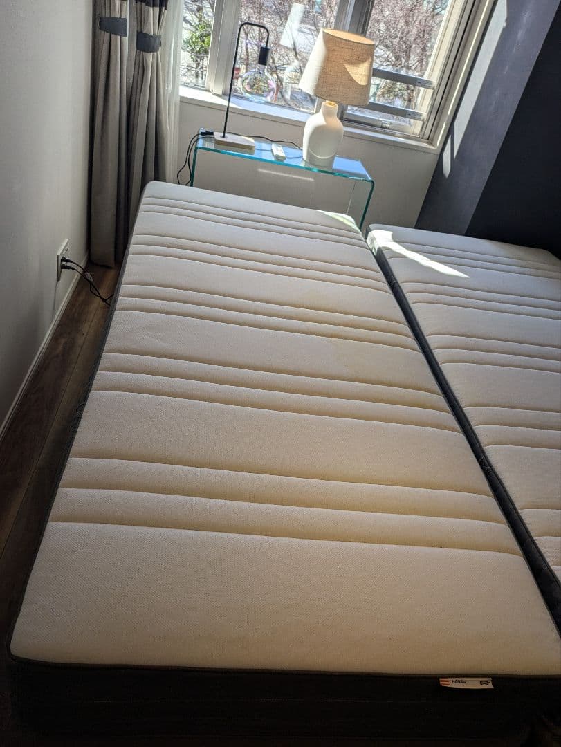 イケア　IKEA ハリウッドスタイルベッド　キングベッド　シングルベッド