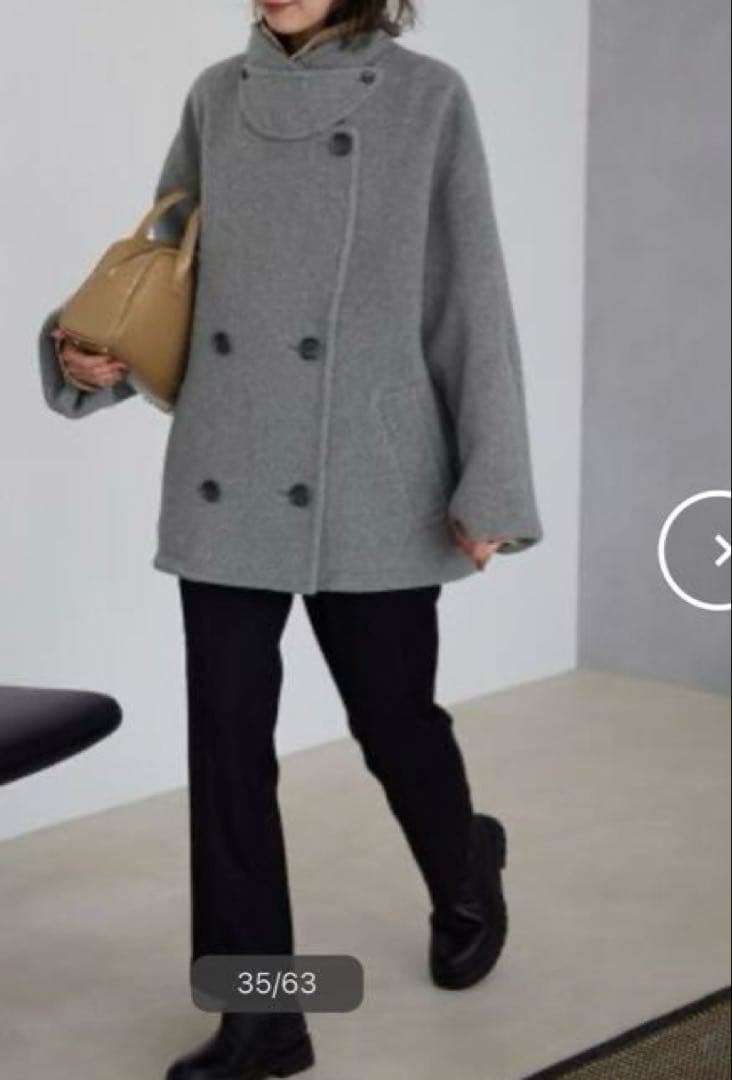 スローブイエナ　ショートピーコート　36