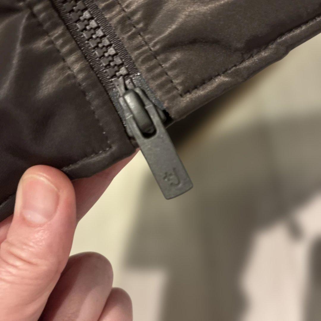 【極美品】ユニクロ +J MA-1 フライトジャケット S ダークグレー