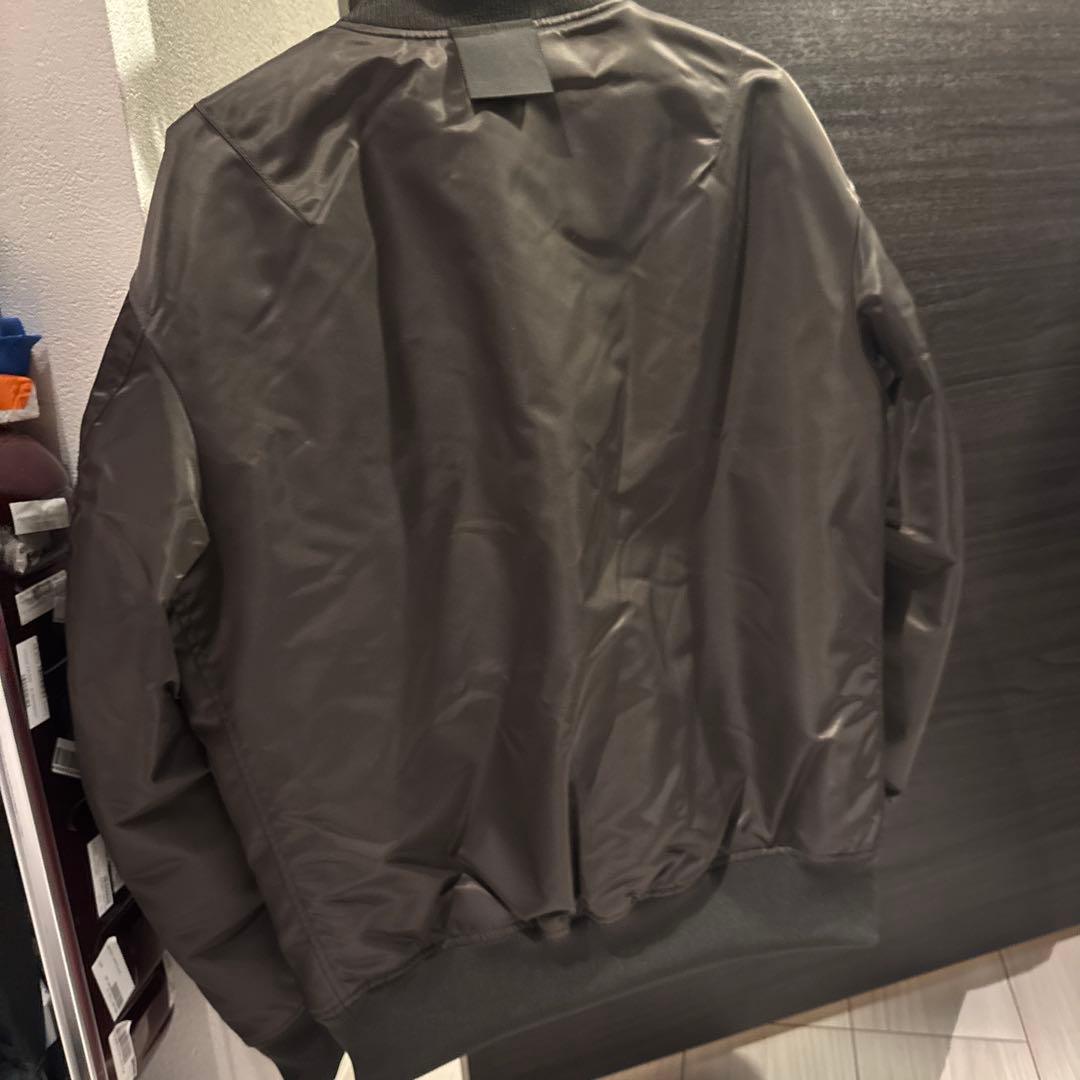 【極美品】ユニクロ +J MA-1 フライトジャケット S ダークグレー