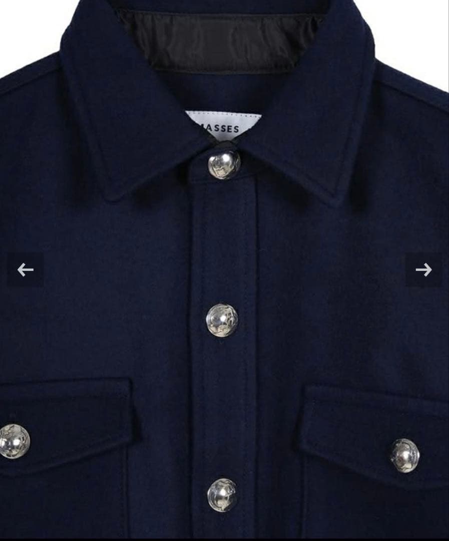 最安値 25AW MASSES マシス MELTON CPO JKT