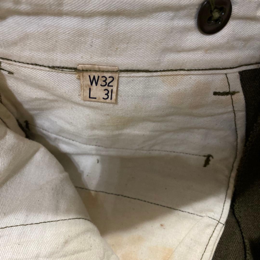 e*n様 40sM-44wooltrousersウールスラックス US ARMY