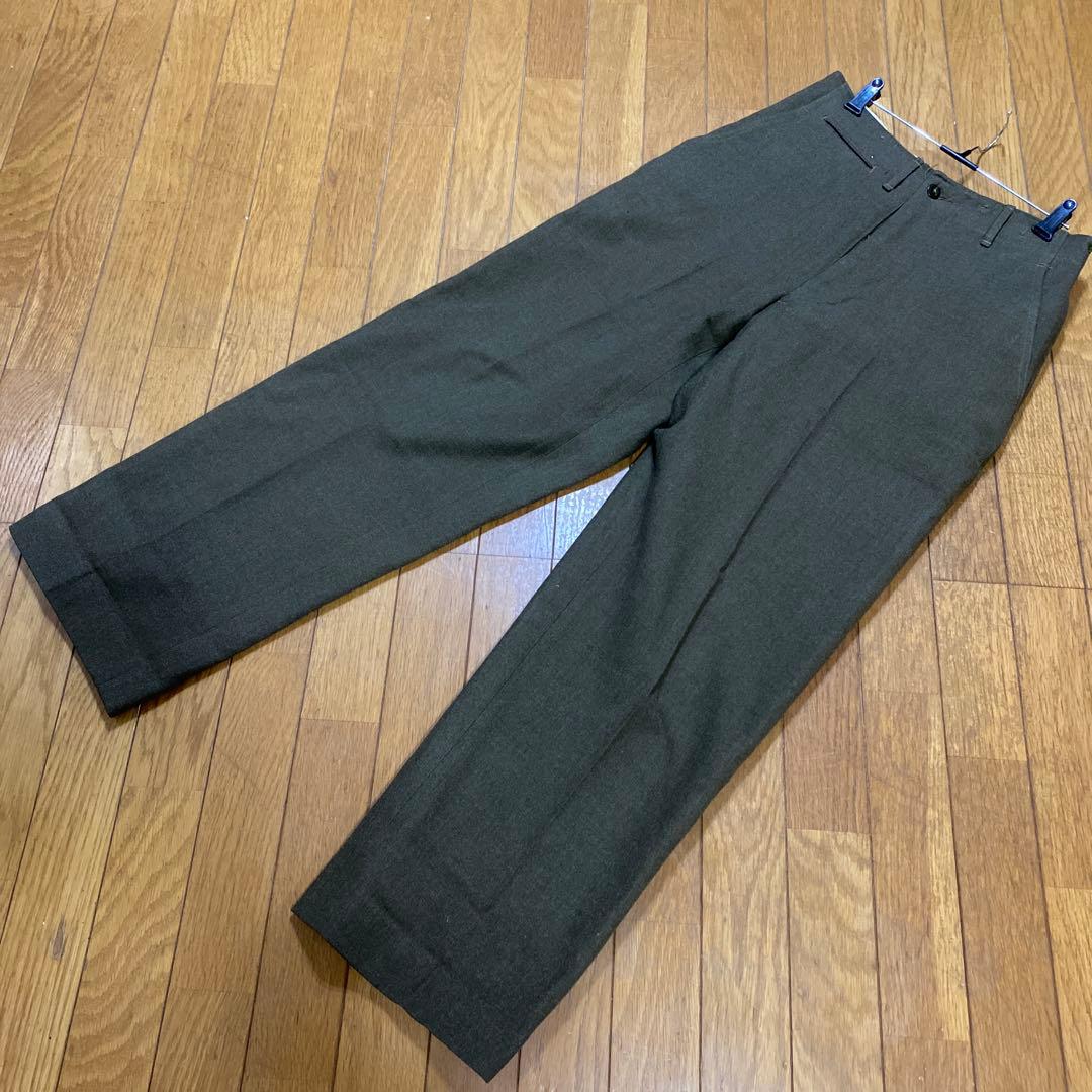 e*n様 40sM-44wooltrousersウールスラックス US ARMY