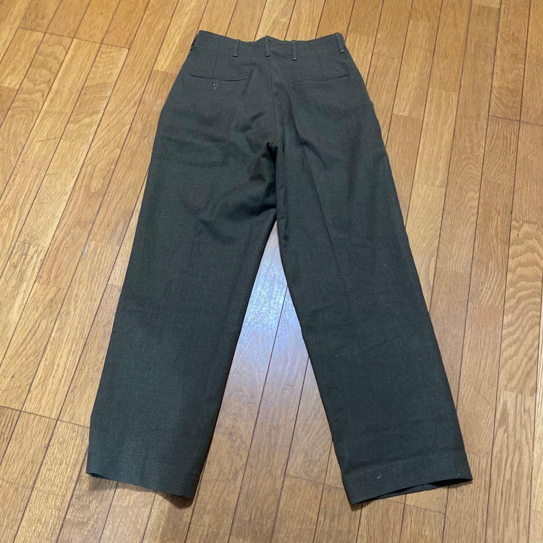 e*n様 40sM-44wooltrousersウールスラックス US ARMY
