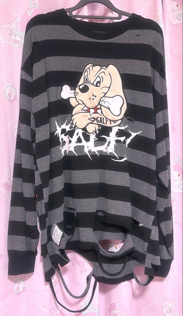 GALFY ガルフィー ビリビリボーダーロンT 中型犬