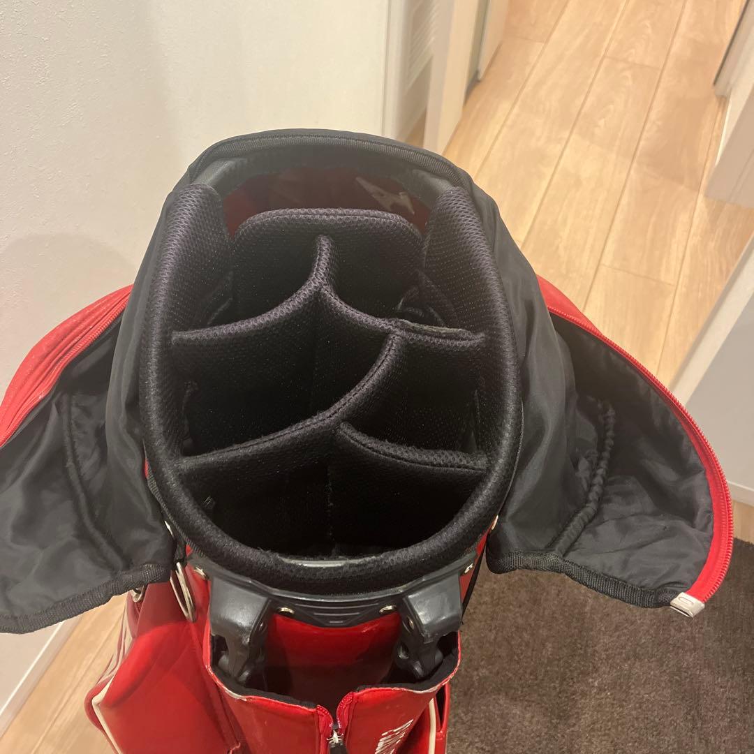 PEARLY GATES キャディバッグ 89 レッド