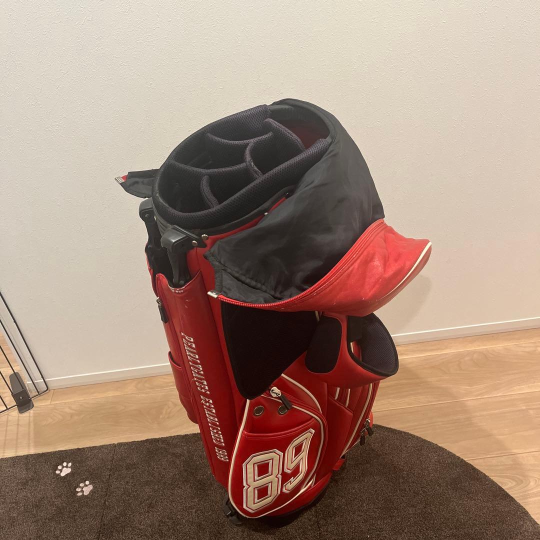 PEARLY GATES キャディバッグ 89 レッド