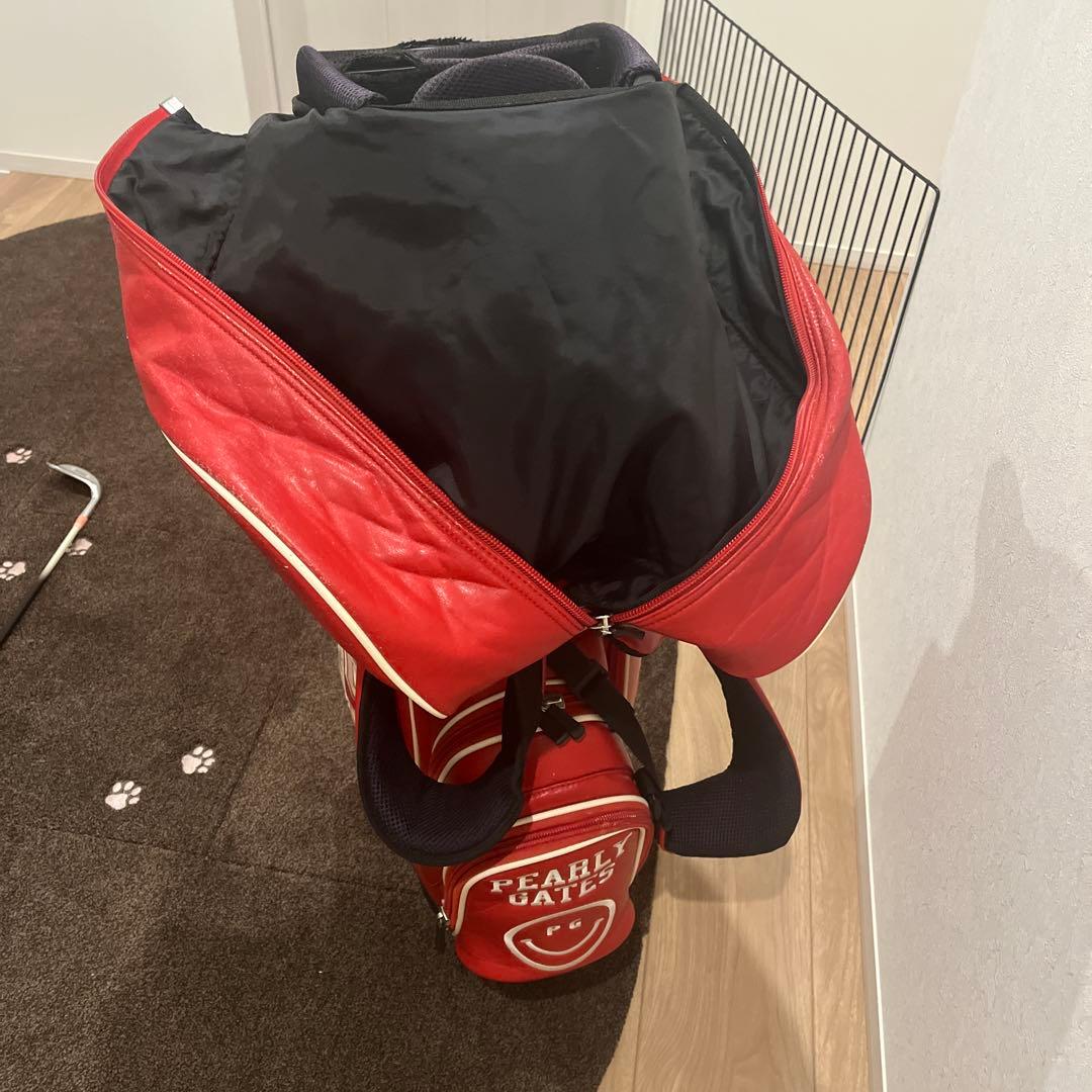 PEARLY GATES キャディバッグ 89 レッド