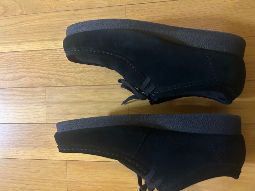 Clarks Wallabees ブラックシューズ