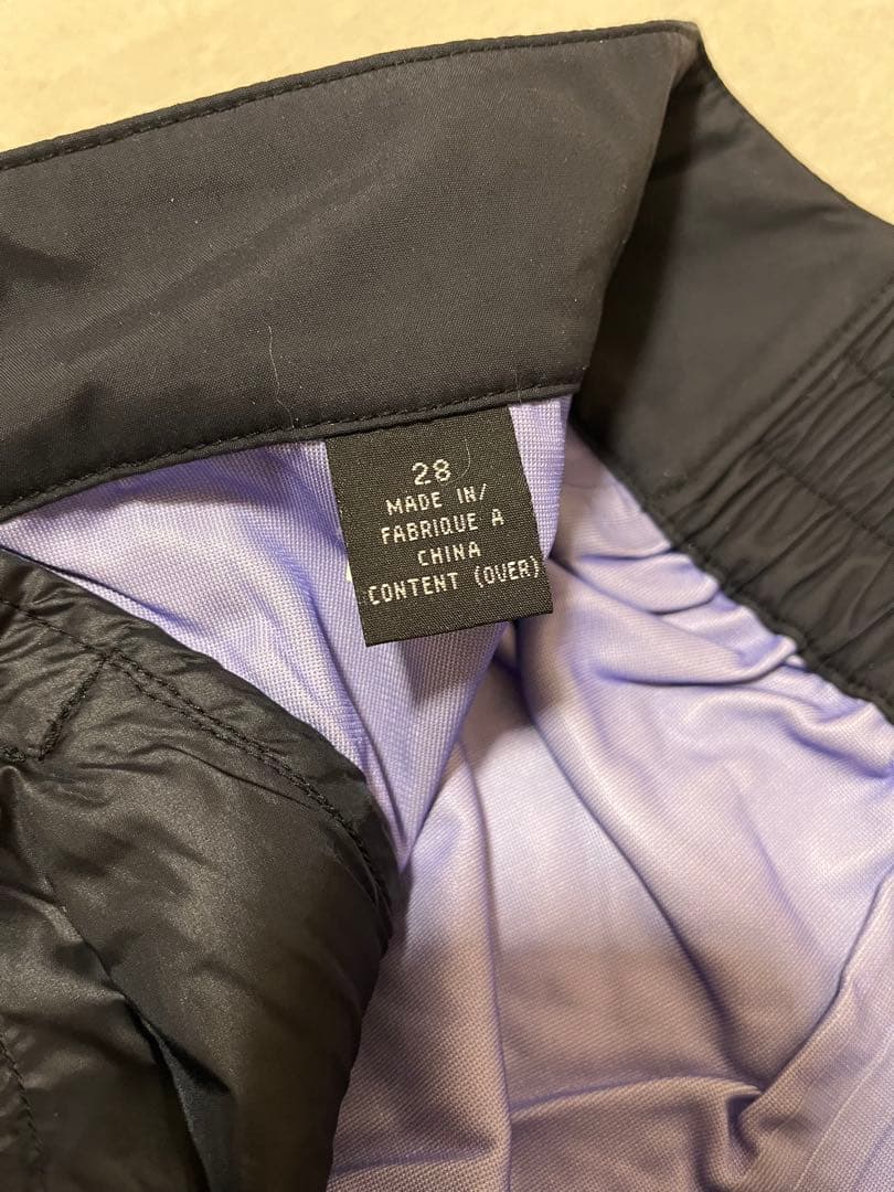 し*様 F9 patagonia ソフトシェルナイロンパンツ　ブラック　28 ス