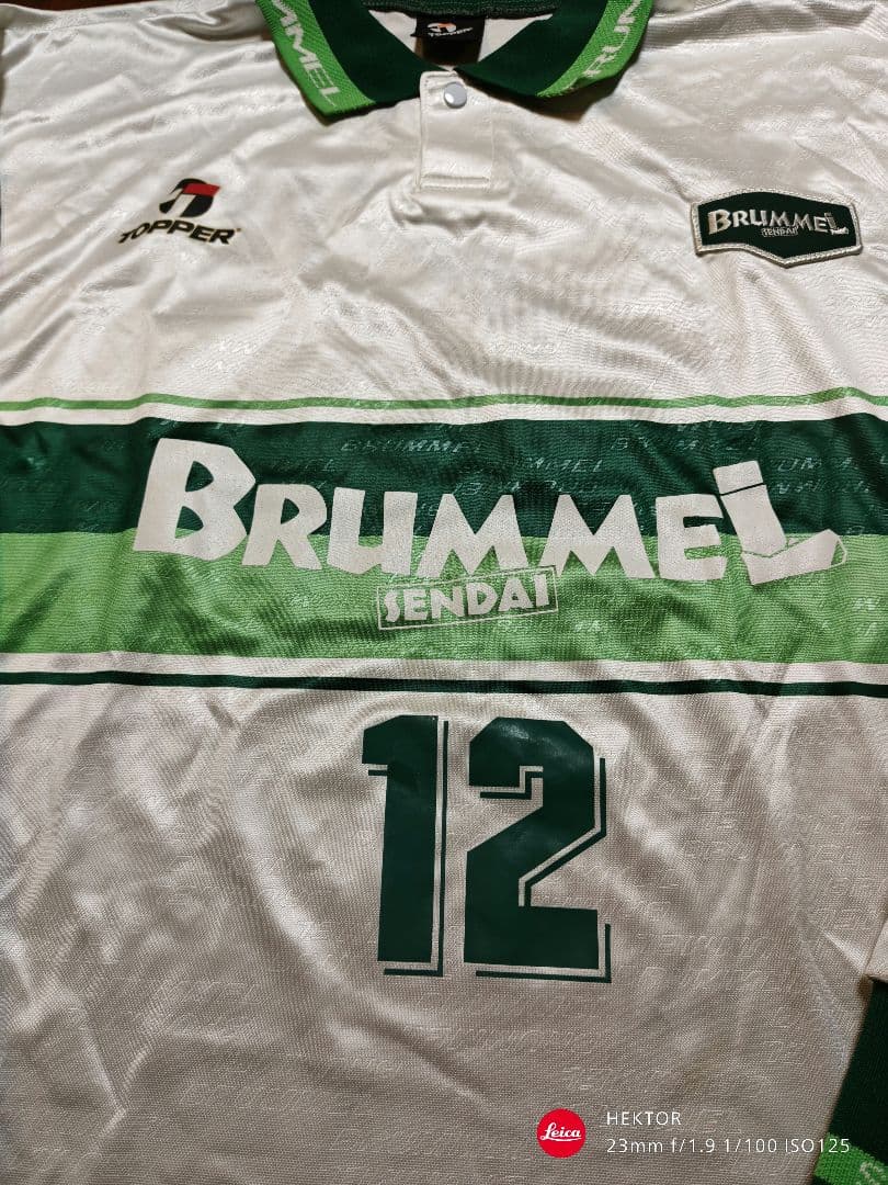 ブランメル仙台（現 ベガルタ仙台）ユニフォーム ホーム アウェイ 1996年頃