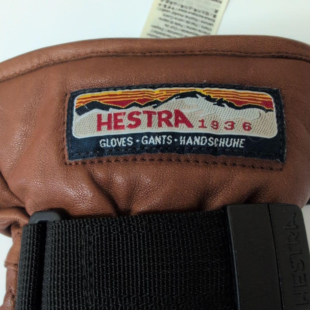 HESTRA ブラウン　ミトン グローブ サイズ7