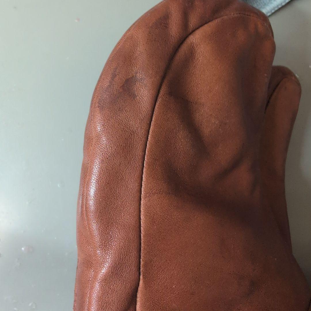 HESTRA ブラウン　ミトン グローブ サイズ7